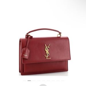 Saint Laurent
Sunset Top Handle Shoulder Bag Leather Medium